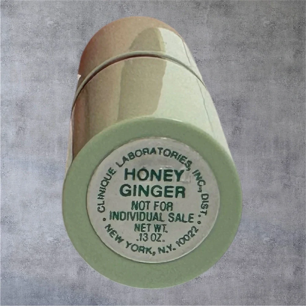 Clinique Different Lipstick Honey Ginger 0.13oz‎ Bronze Pink Shimmer Green Tube